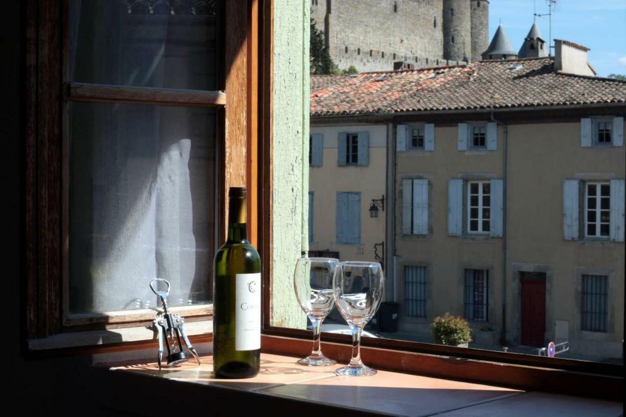 Les Gites De Laure - L'Or Vert, Appartement Avec Vue Sur Le Chateau, Parking Prive, Climatisation, Netflix, A 160 M De La Cite Medievale Carcassonne Dış mekan fotoğraf